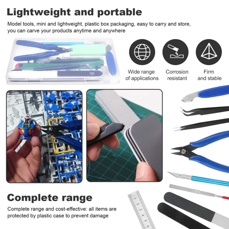 11-Piece Gundam Model Building Tool Kit