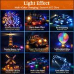 10-Pack Mini LED Spot Lights with Batteries (Warm White)
