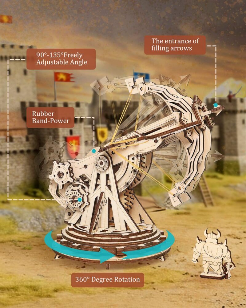 rowood Catapult 3D Wooden Model Kit