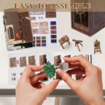 Criolpo Halloween DIY Book Nook Kit with LED