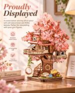 Rolife Sakura Tree House DIY Miniature House Kit