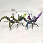 Metalkitor Giant Mantis 3D Metal Model Kit (Purple, 1200+ Pcs)