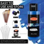 36-Color Acrylic Paint Set with 12 Brushes (55 Pcs)