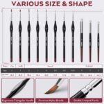 All-in-One Miniature Painting Kit (18 Colors + 11 Brushes)