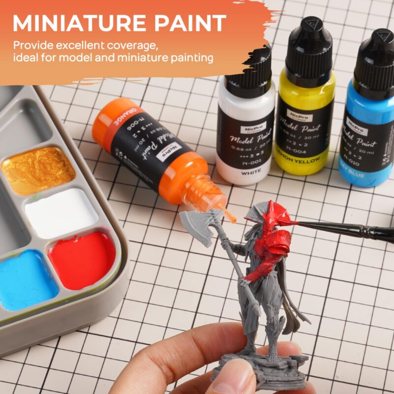 36-Color Model Paint Set with Thinners (20ml)