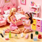 20-Piece 1:12 Dollhouse Bathroom Furniture Set