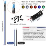 126-Piece 12V Pre-Wired LED Lights Kit for Models
