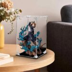 Clear Acrylic Display Case with Mirrored Back (6x6x10 in)