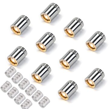 Mini Led Lights 10pc Dollhouse Lights Small Led Lights for Crafts Mini Lights for Shadow Box Small Lights for Decoration Dollhouse Accessories Battery Powered Warm White