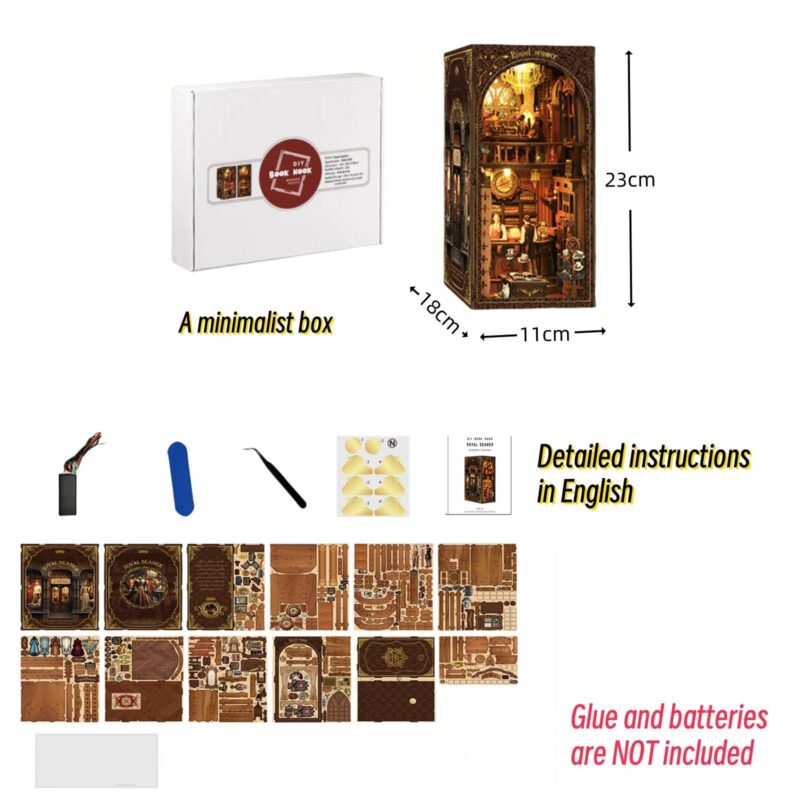 Cutebee Royal Seamer DIY Book Nook Kit