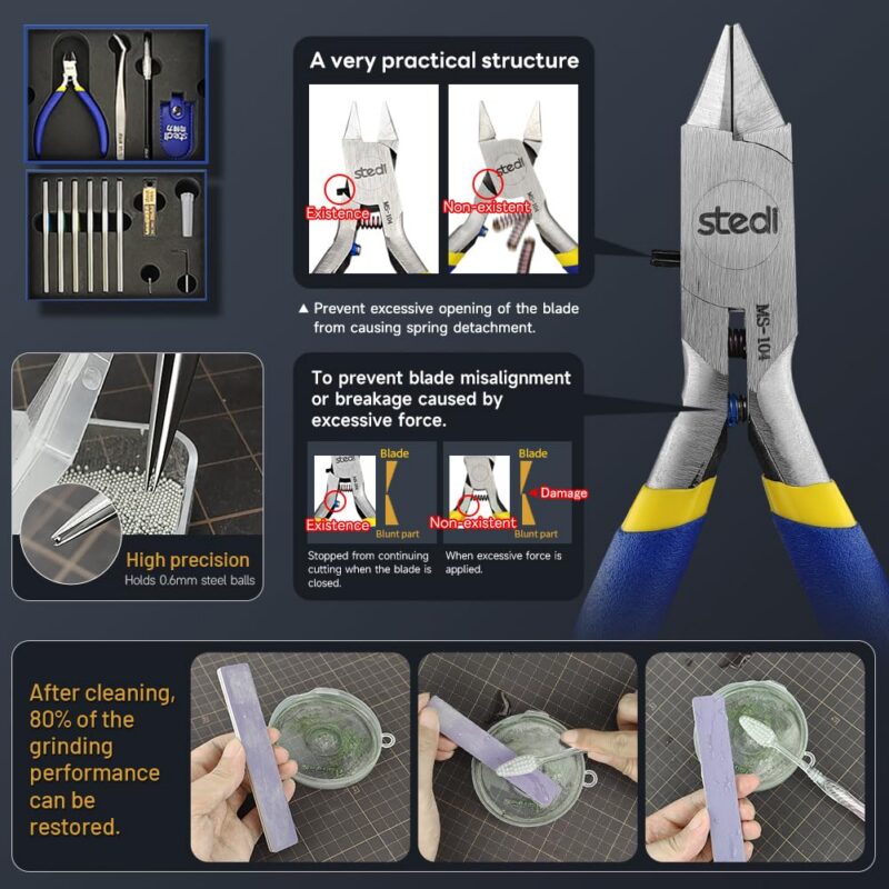 14-Piece Model Building Tool Kit for Beginners