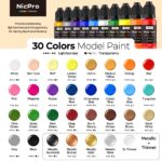 30-Color Model Paint Set with Thinners (20ml)
