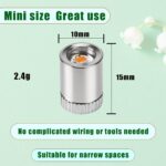 10-Pack Mini Dollhouse LED Lights (Warm White)