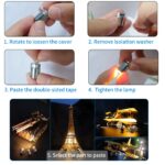 10-Pack Mini LED Spotlights, Battery Powered (Warm White)