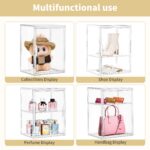 Stackable Acrylic Display Case with Adjustable Shelves