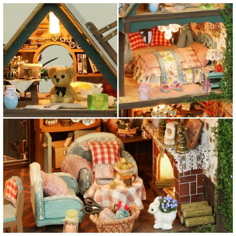 Rhzn Botanical House DIY Miniature House Kit