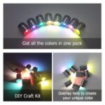 24-Pack Full-Color Miniature LED Lights, Battery Powered