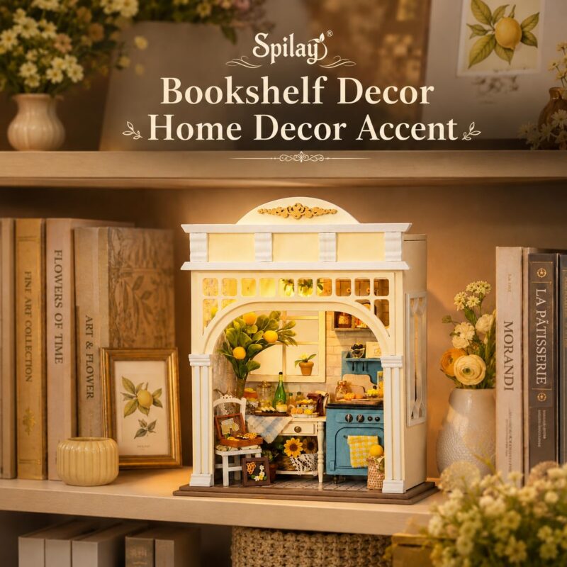 Spilay Sunshine Season DIY Book Nook Kit with LED