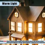 10-Pack Mini Dollhouse LED Lights (Warm White)