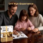3dvase 3D Wooden DIY Book Nook Kit with LED Light