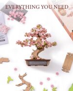 Rolife Sakura Bonsai Tree 3D Wooden Puzzle