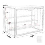 4-Layer Acrylic Display Case with Magnetic Door