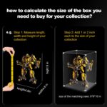 Clear Acrylic Display Case (6x6x10 in)