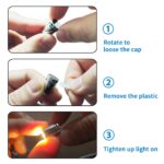 10-Pack Miniature LED Lights, Battery Powered (Warm White)