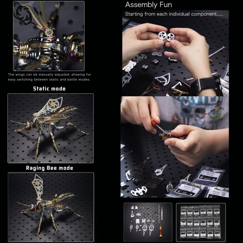 OreilleStar Giant Hornet 3D Metal Model Kit