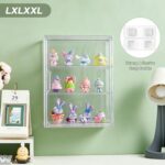 3-Tier Wall-Mounted Acrylic Display Case with Magnetic Door