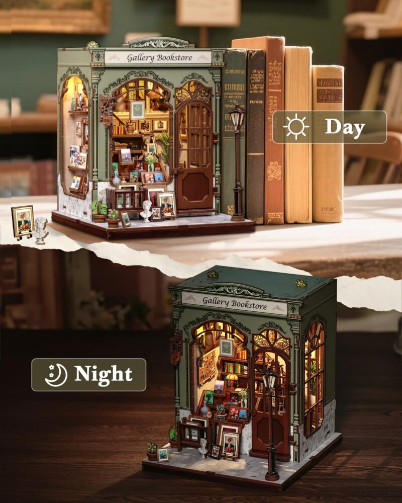Cutebee Gallery Bookstore DIY Book Nook Kit
