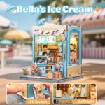 Cutebee Bella's Ice Cream DIY Book Nook Kit