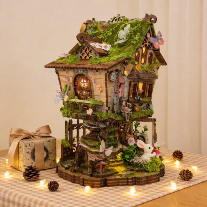 Rhzn Tree House 3D Wooden Puzzle