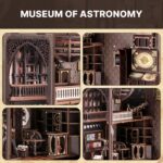 KaayeeWood Astronomy Museum DIY Book Nook Kit with LED