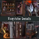 MiniCity Haunting Relics DIY Book Nook Kit with LED