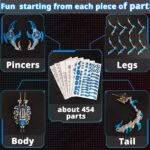 Yuezudpo Colorful Scorpion 3D Metal Model Kit