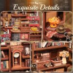 Cutebee Corner Coffee Shop DIY Book Nook Kit
