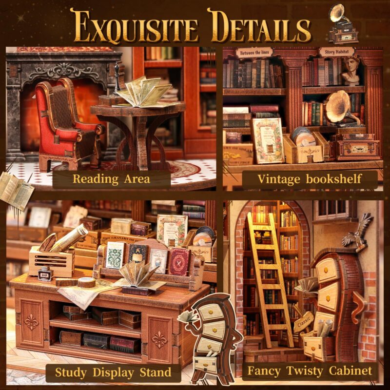 Cutebee Magic Exploration DIY Book Nook Kit