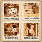 Rokr Marble Travel London 3D Wooden Puzzle (431 Pcs)