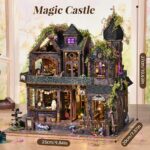 Toyqi Magic Castle DIY Dollhouse Kit with Music Box