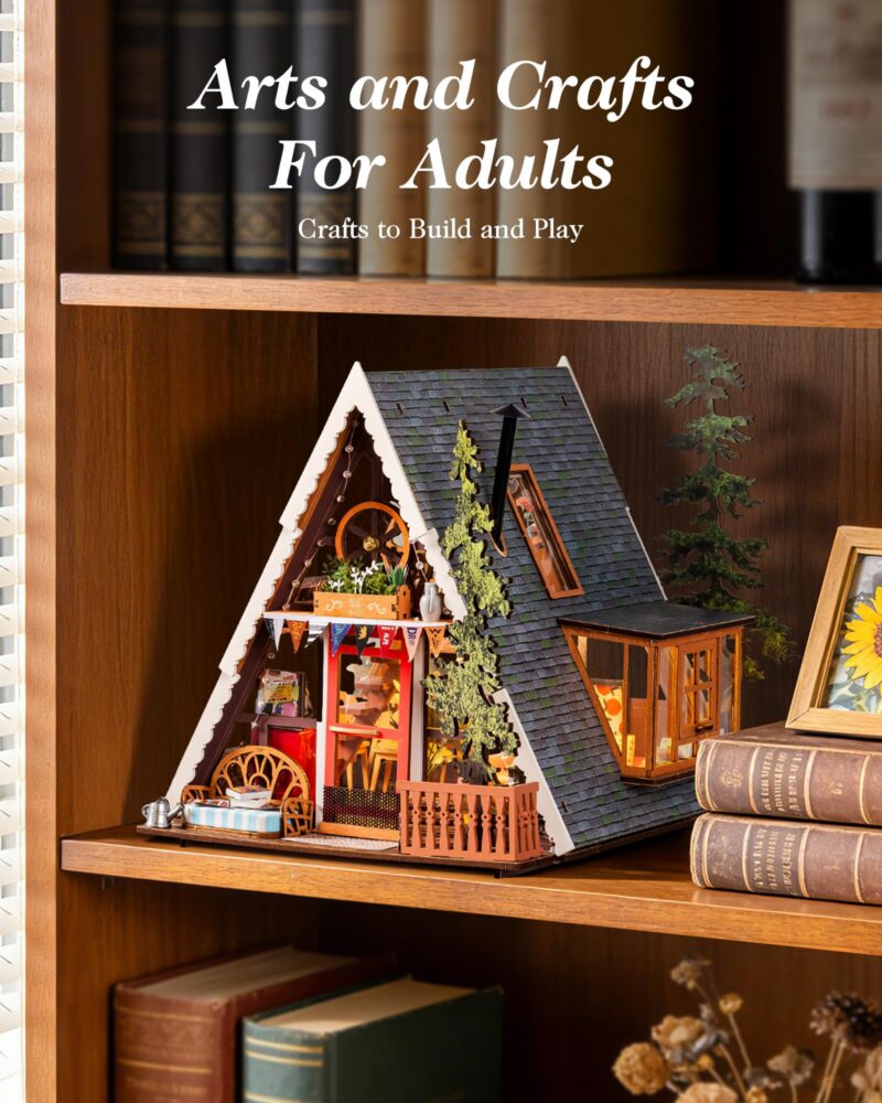 Rolife A-Frame Cabin Mini House Building Kit