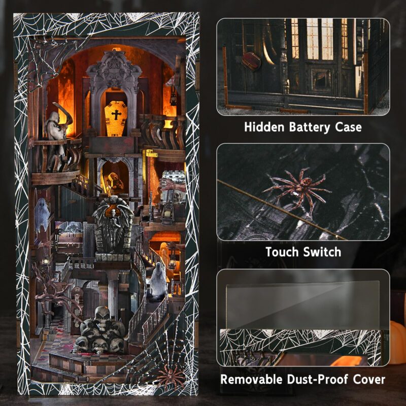 MiniCity Haunting Relics DIY Book Nook Kit with LED