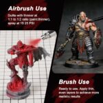 20-Color Model Paint Set with Brushes & Thinner