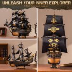 Rokr Seahorse Barque 3D Wooden Puzzle (603 Pcs)