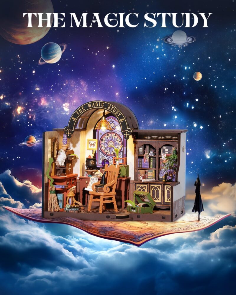 Cutebee The Magic Study DIY Dollhouse Kit