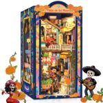 Cutebee Plaza de los Muertos DIY Book Nook Kit with LED