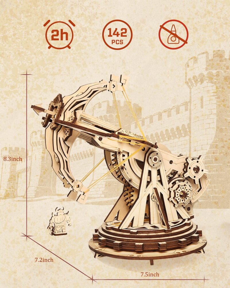 rowood Catapult 3D Wooden Model Kit