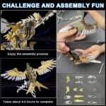 Hplmkj Mechanical Eagle 3D Metal Model Kit
