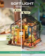 Rolife Cathy's Flower House DIY Miniature House Kit with LED