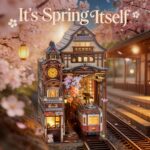 Cutebee Century Train DIY Book Nook Kit